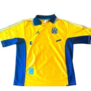 Vintage Olympique de Marseille Adidas Jersey Large